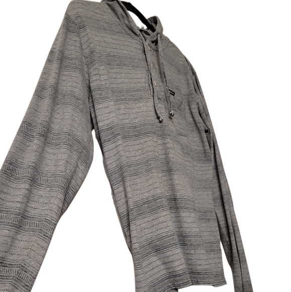 💥FINAL PRICE DROP💥 RVCA Long-Sleeve Hoodie Size Medium Grey - Picture 3 of 7